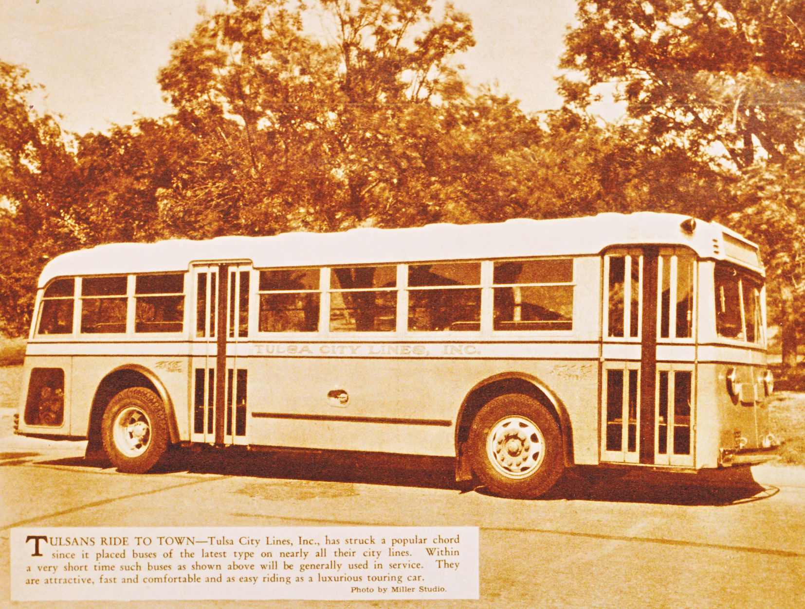 Tulsa City Lines Bus